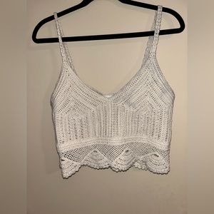 H&M crochet crop top